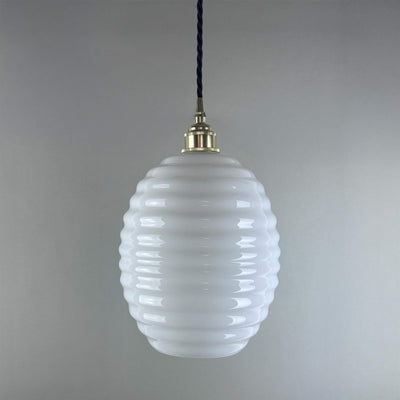 Old School Electric Beehive Pendant Light