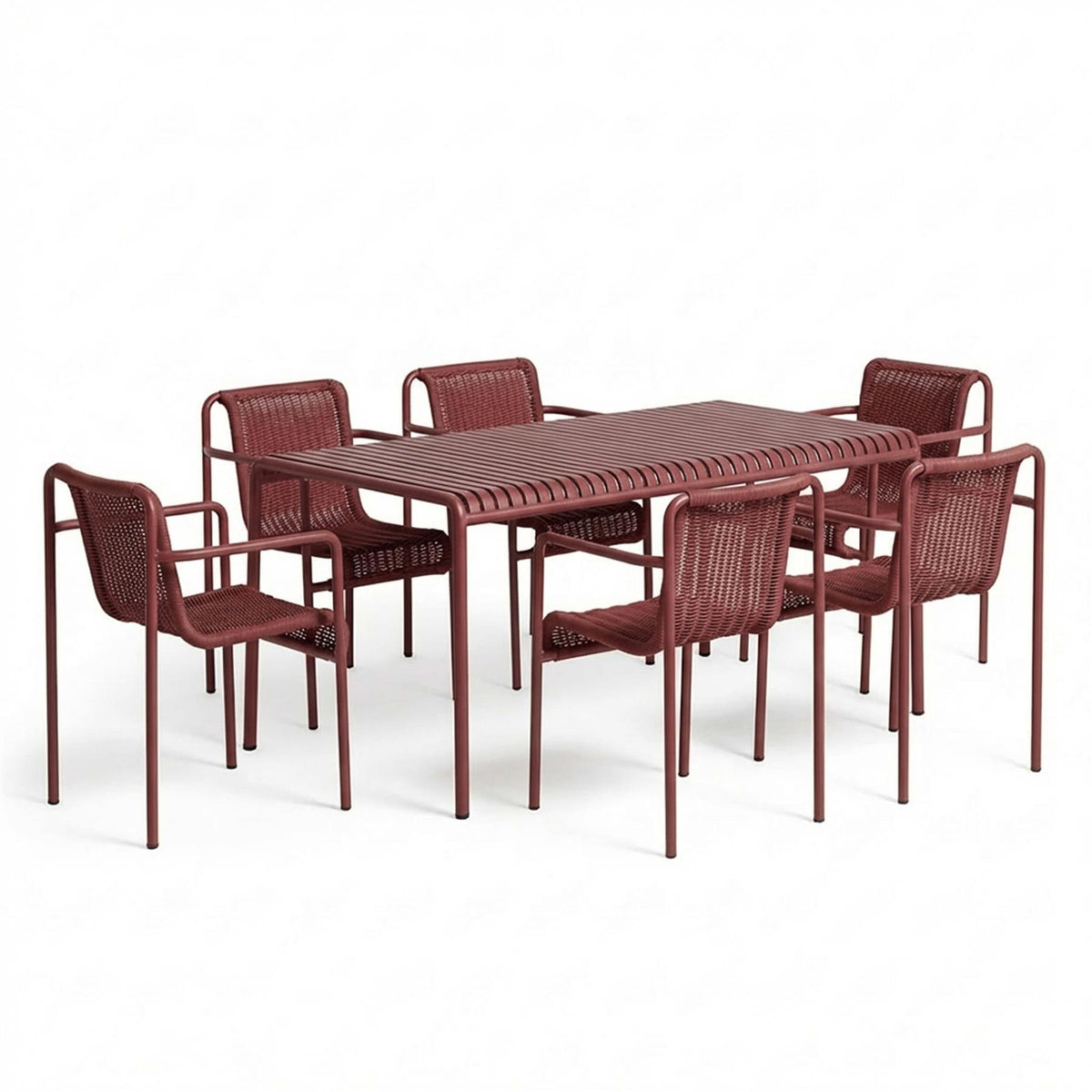 HAY Palissade Cord Garden Dining Set - Large - Curated by Holloways of Ludlow