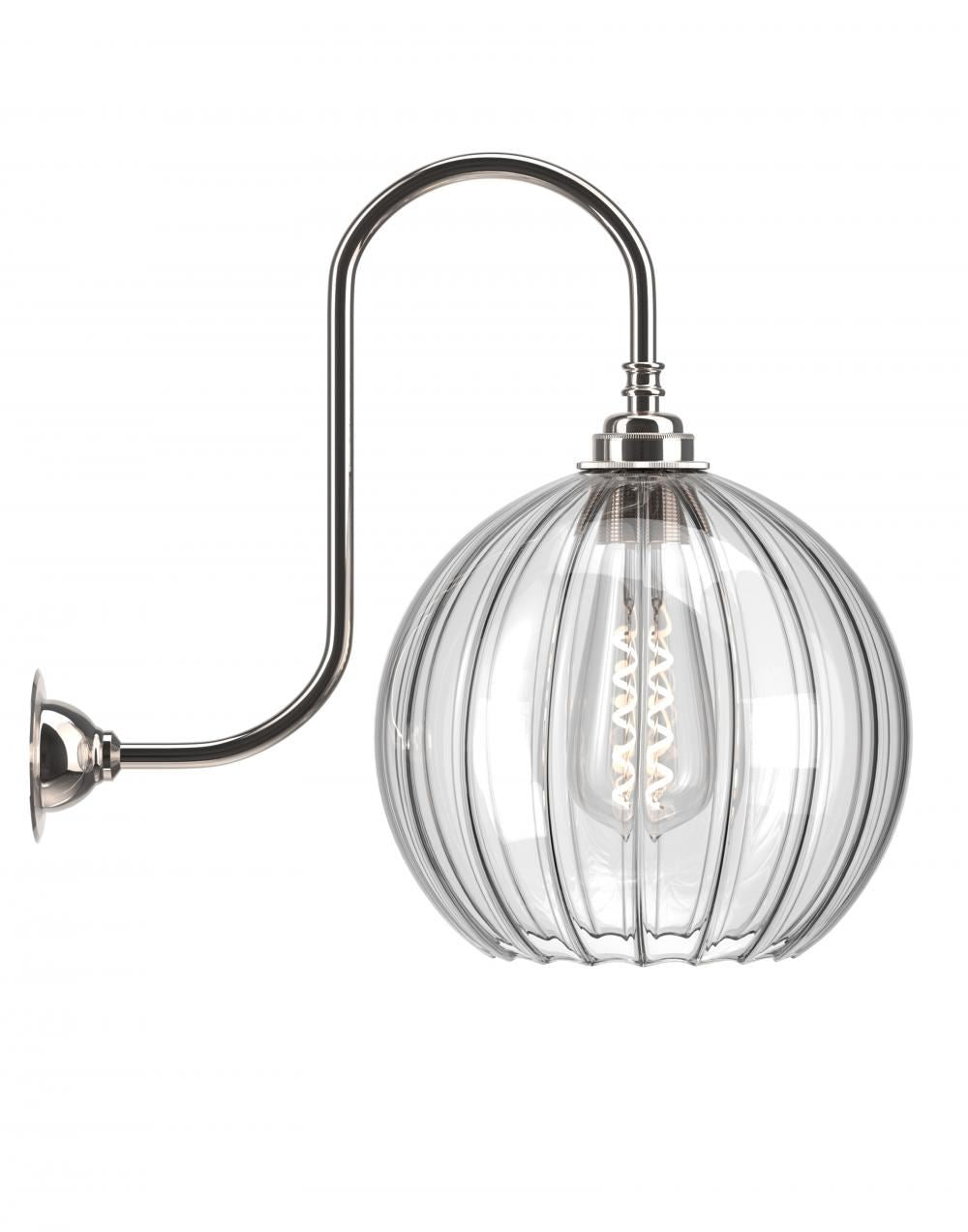 Fritz Fryer Hereford Swan Neck Bathroom Wall Light