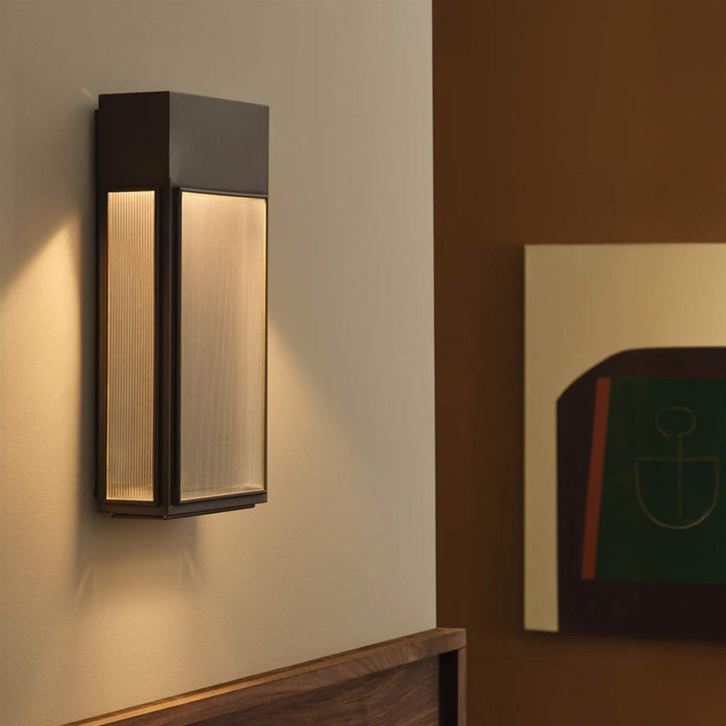 J. Adams Willow Wide Outdoor Wall Light