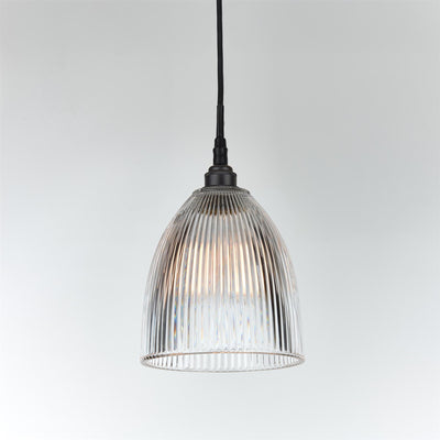Old School Electric Elongated Prismatic Pendant Light : Bathroom Version
