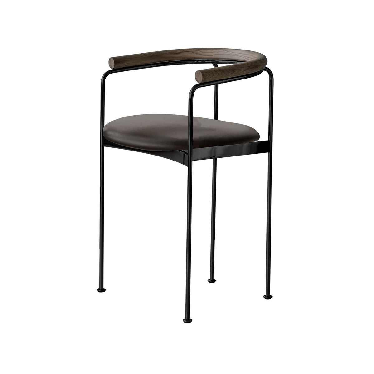 DK3 Baia Counter Stool with Wooden Back