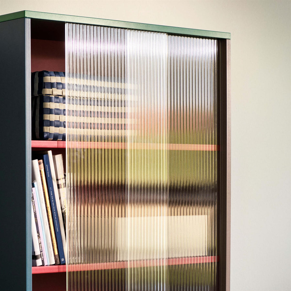 HAY Colour Tall Cabinet with Glass Doors