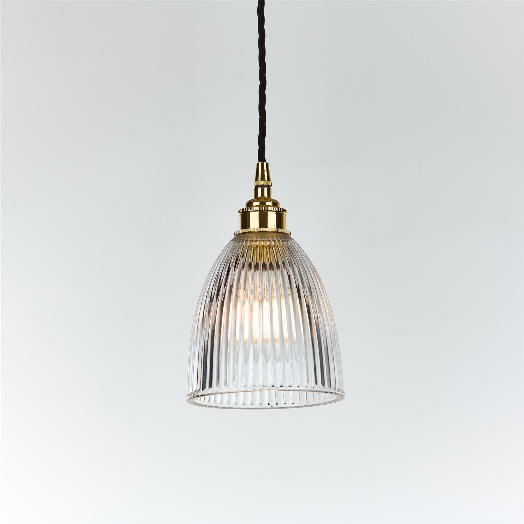 Old School Electric Elongated Prismatic Pendant Light