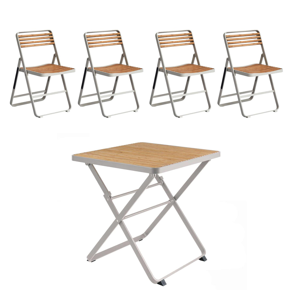 Mindo 121 Folding Outdoor Dining Set - Large