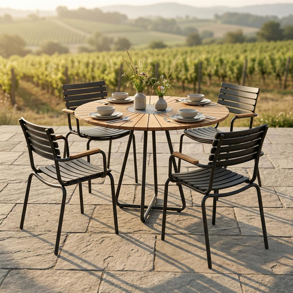 HOUE Round Garden Dining Set  - Small - Curated by Holloways of Ludlow