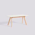 Outlet HAY CPH 30 Small Extendable Dining Table - Lacquered Oak Frame, Off-White Linoleum Top, No Extension