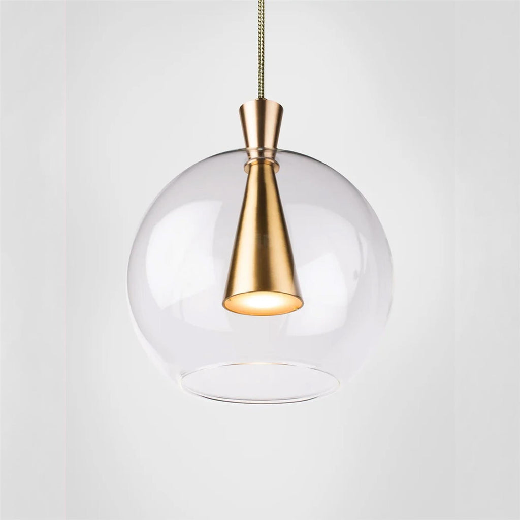 Marc Wood Cone Lamp and Shade Pendant Light