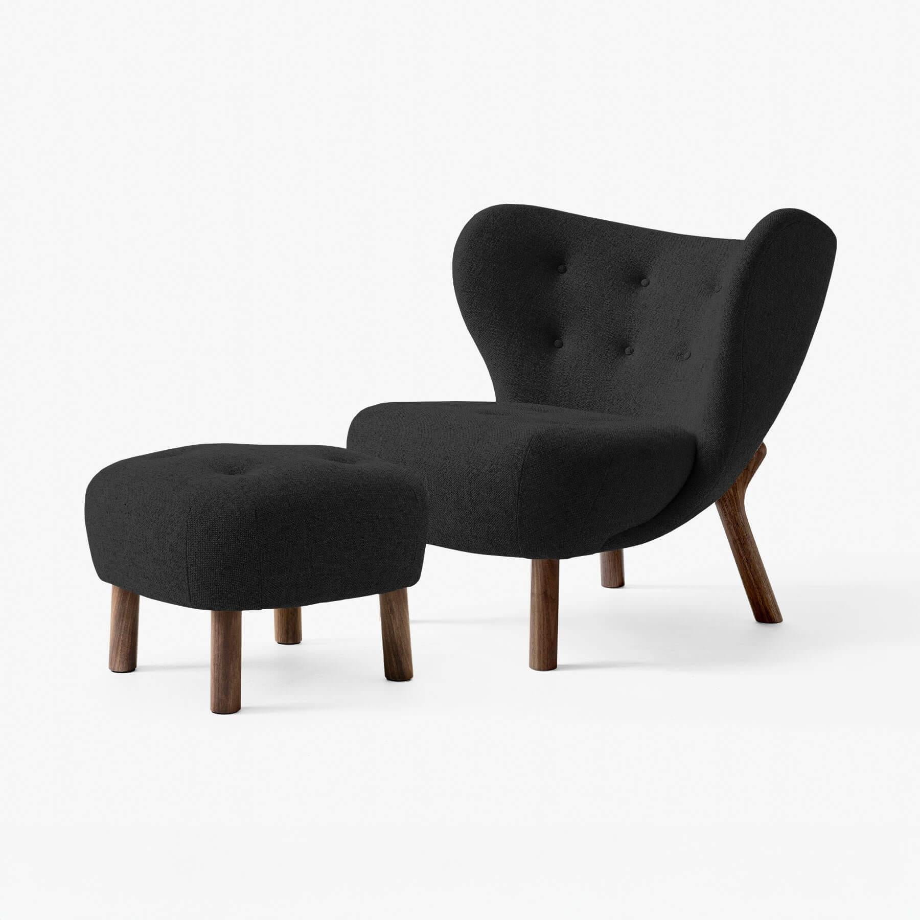 &Tradition VB1 Little Petra Chair with Footstool