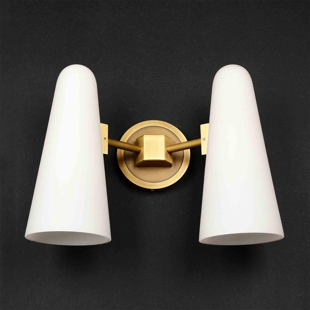Jimmy Raiden Bianco Double Sconce Wall Light
