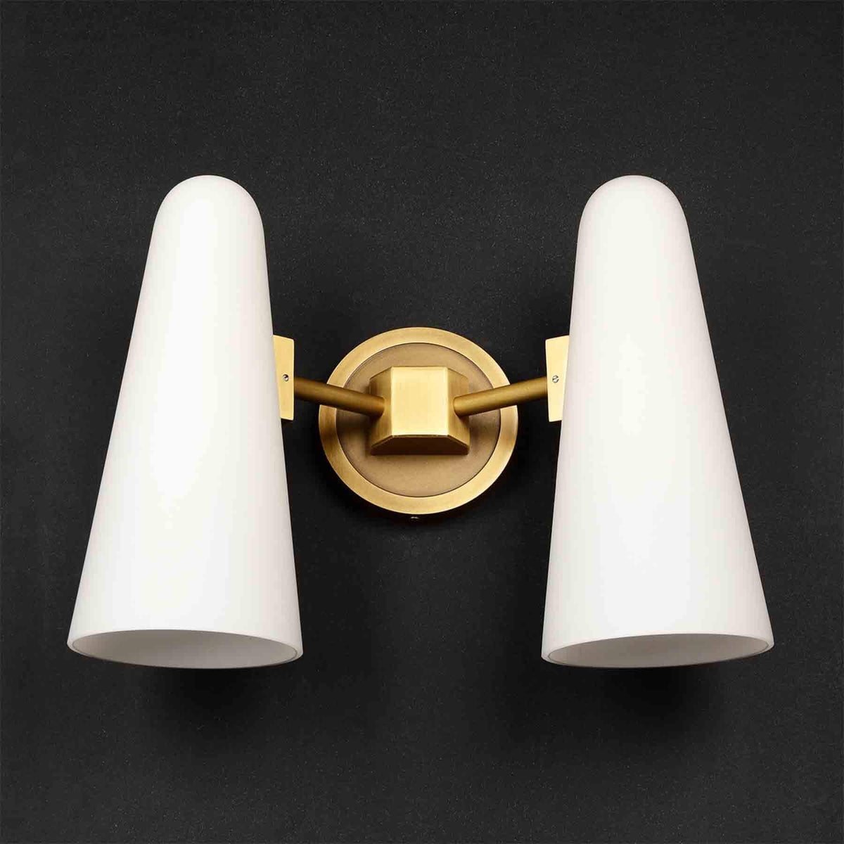 Jimmy Raiden Bianco Double Sconce Wall Light
