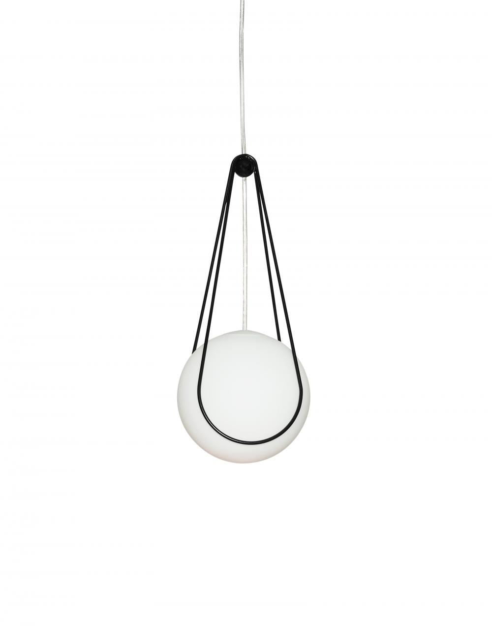 Outlet Design House Stockholm Luna & Kosmos Pendant - Small, Black Holder