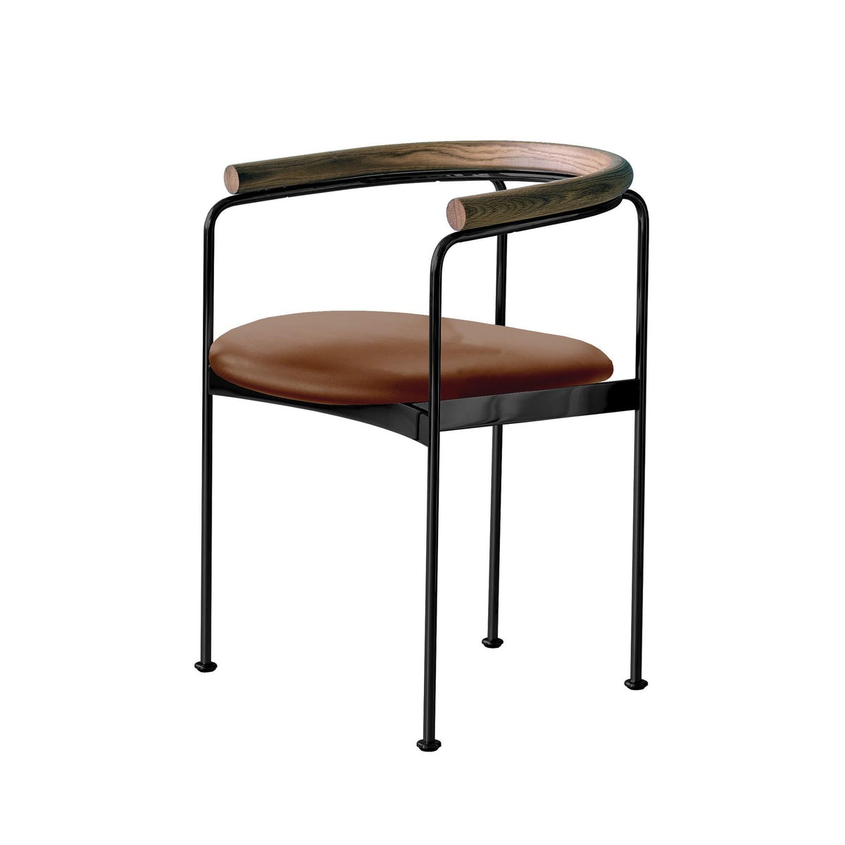 DK3 Baia Chair with Wooden Back