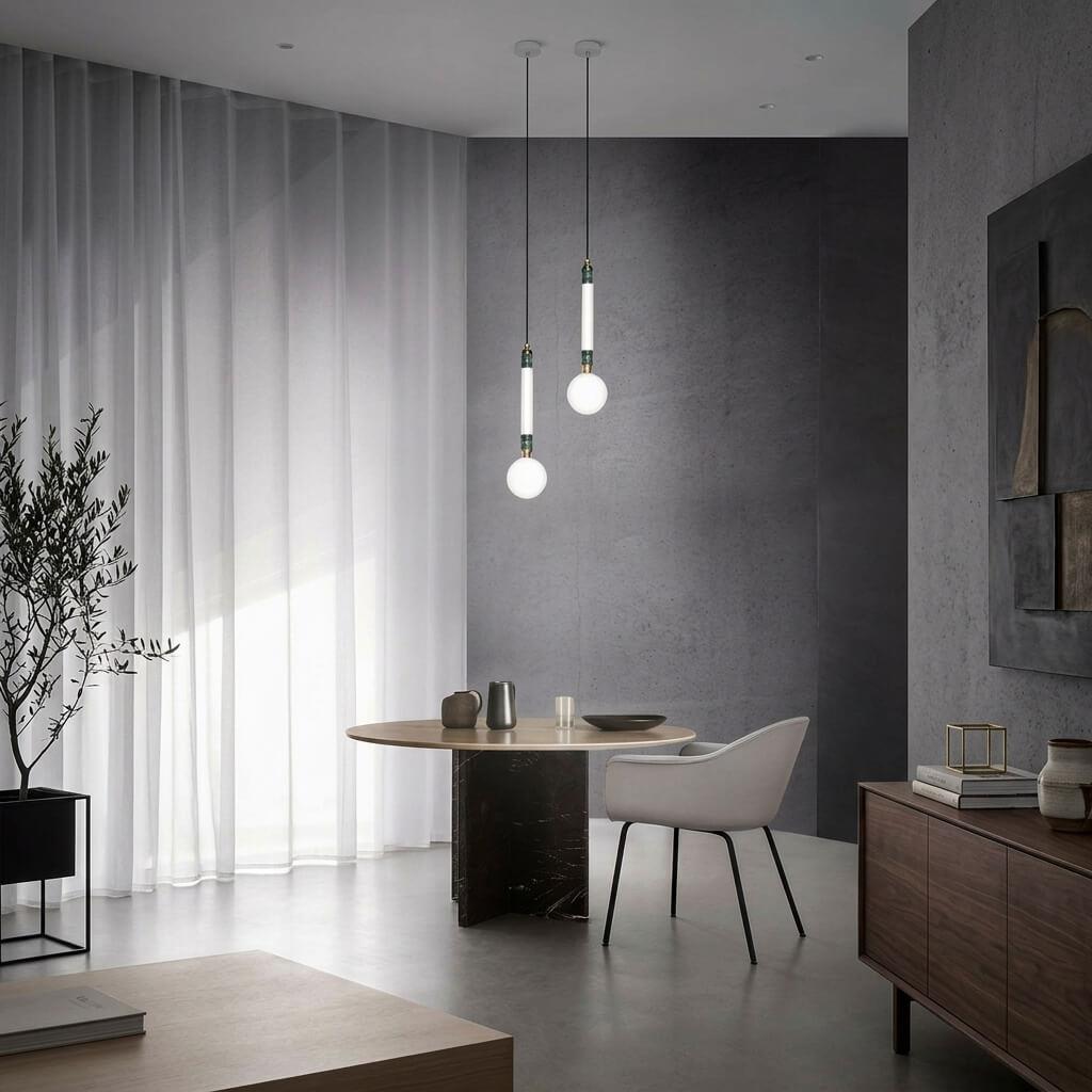 Marc Wood Greenstone Pendant Light