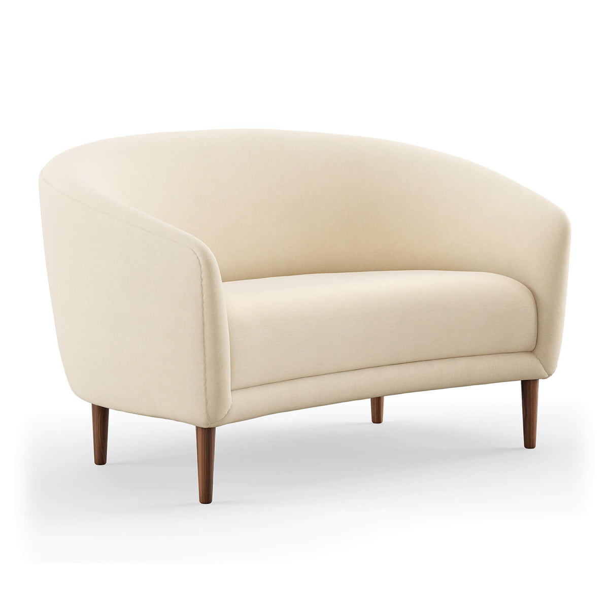 Finn Juhl The Little Mother 2 Seater Sofa in Walnut