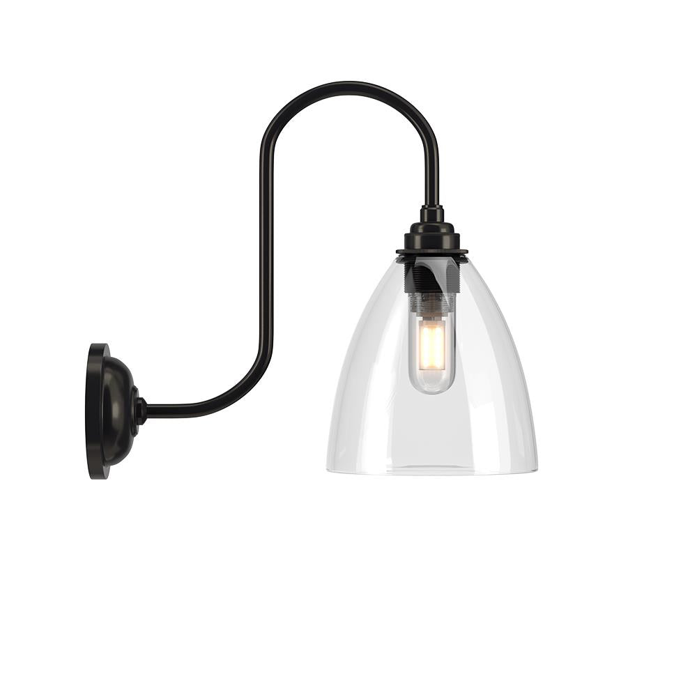 Fritz Fryer Ledbury Swan Neck Bathroom Wall Light
