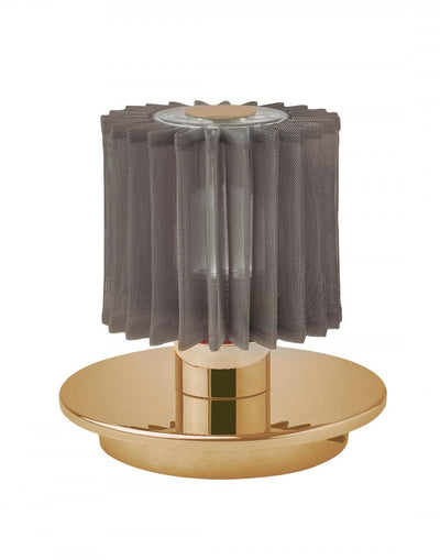 Outlet In the Sun portable rechargeable lamp - Gold base, Gold, None