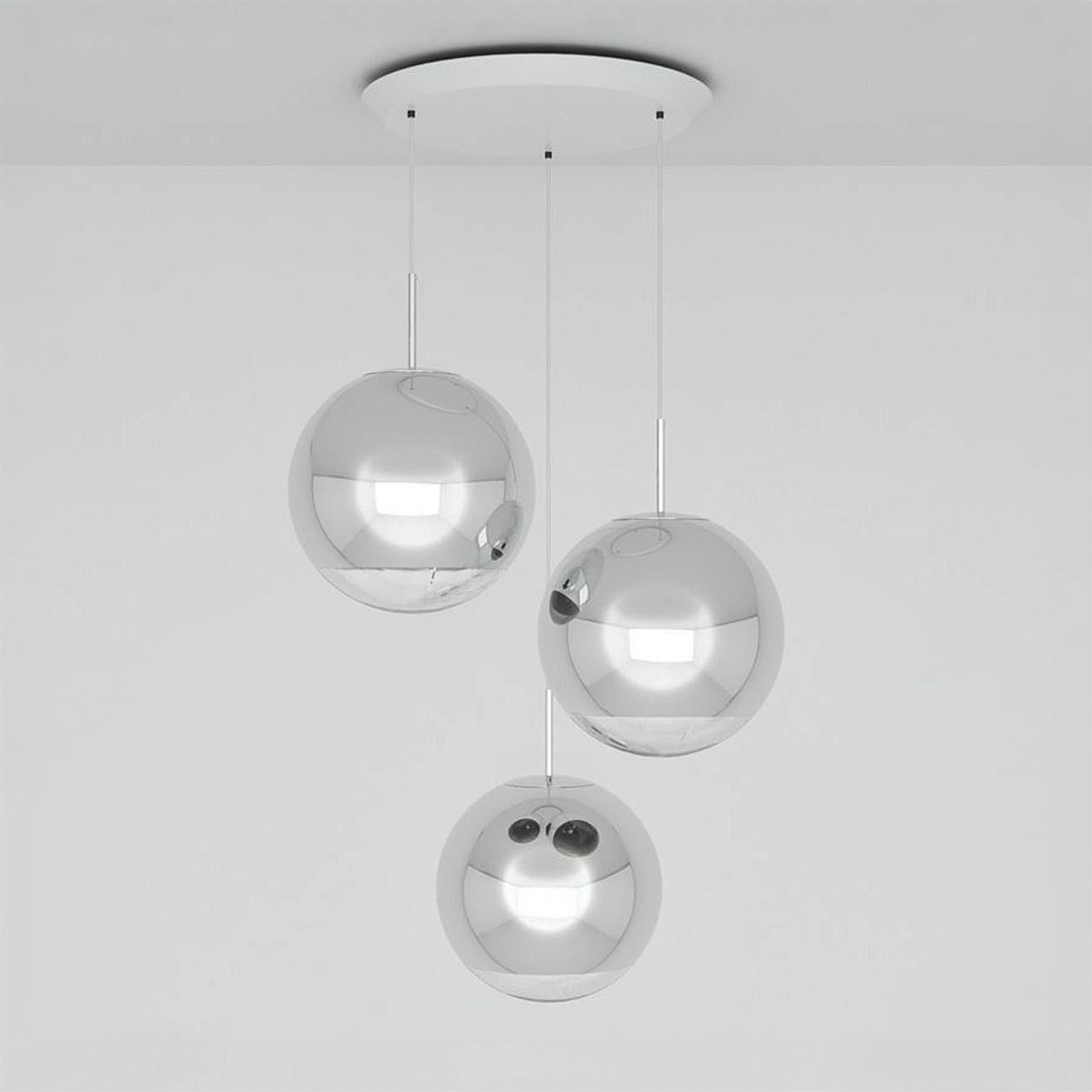 Tom Dixon Mirror Ball LED Round Pendant System