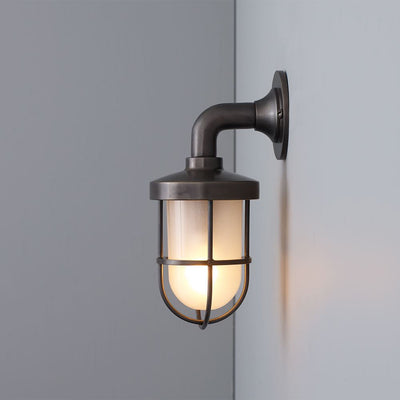 Davey Miniature Ship's Well Glass Wall Light
