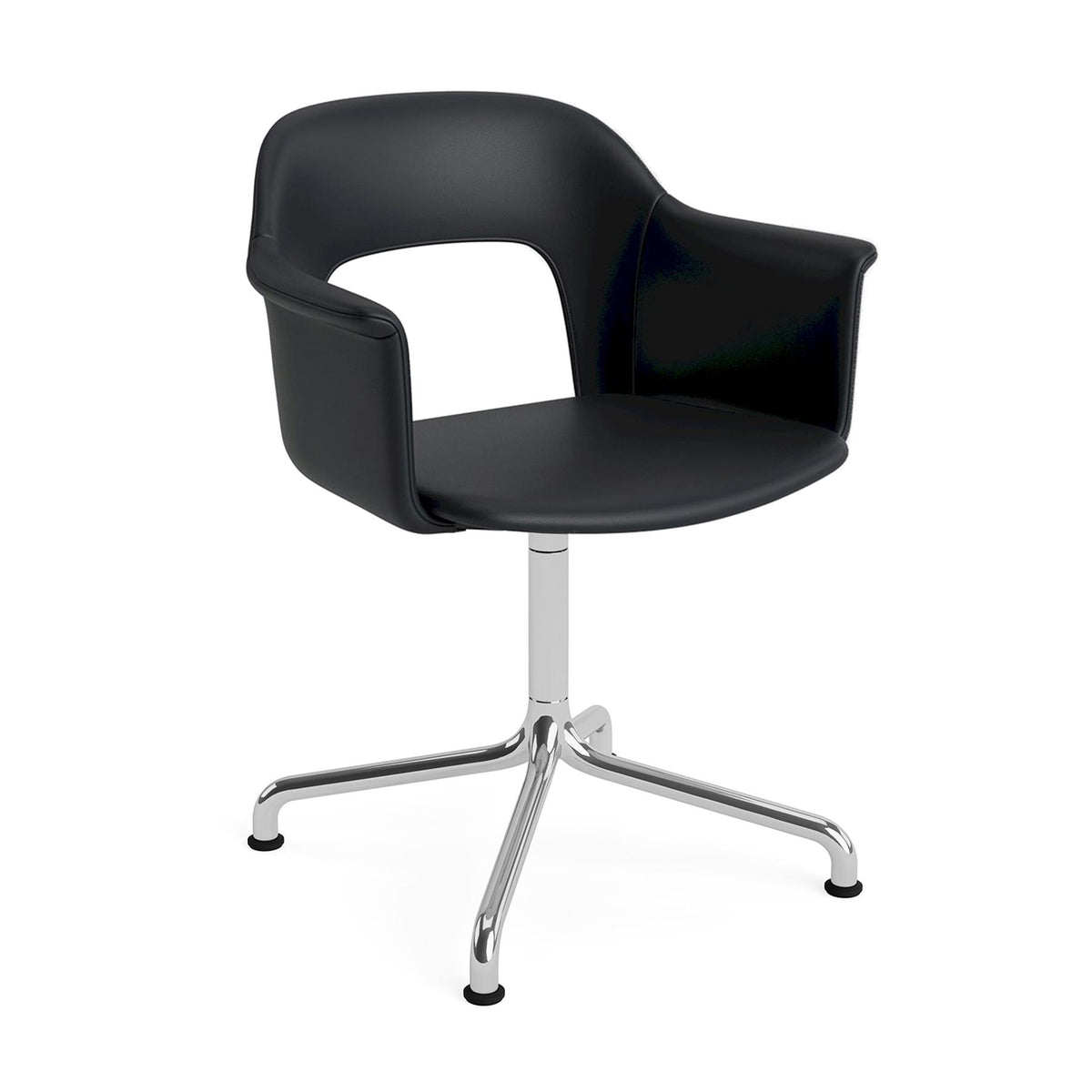 HAY Layout Armchair 254 with 4 Star Swivel Arc Base