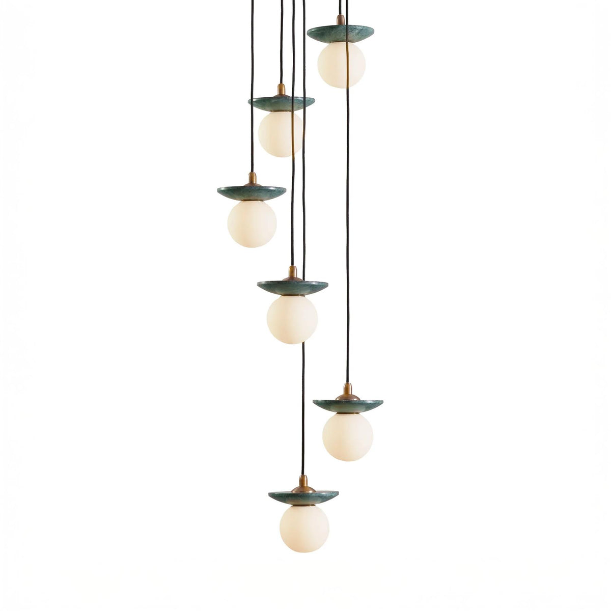 J. Adams Orbit Cluster Pendant Light