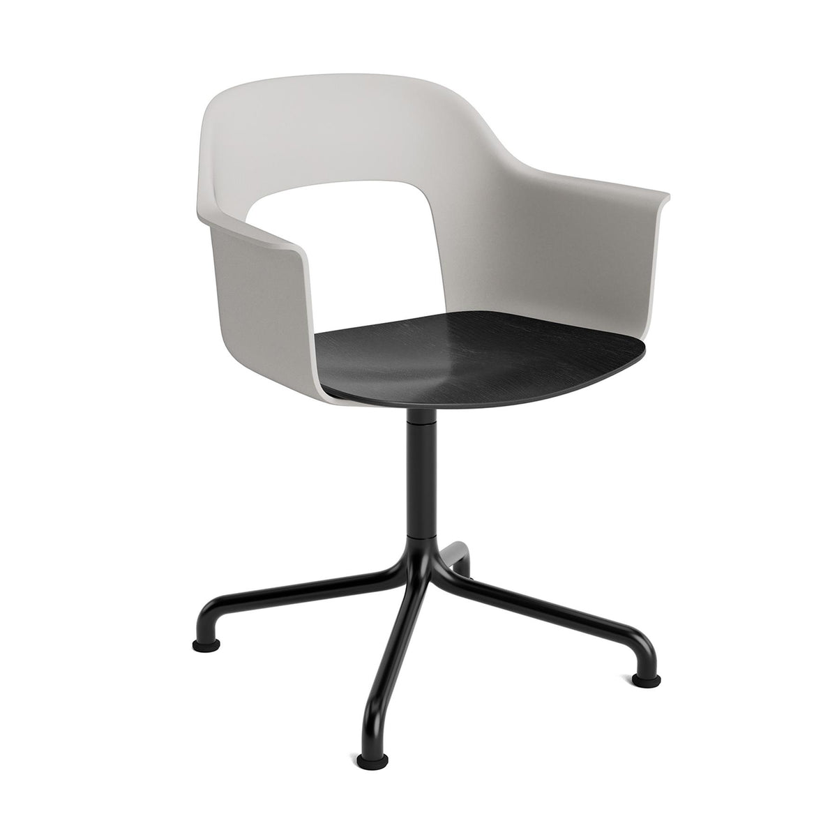 HAY Layout Armchair 252 with 4 Star Swivel Arc Base