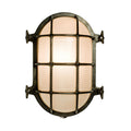 Outlet Davey Brass Oval Bulkhead - Large - Weathered Brass