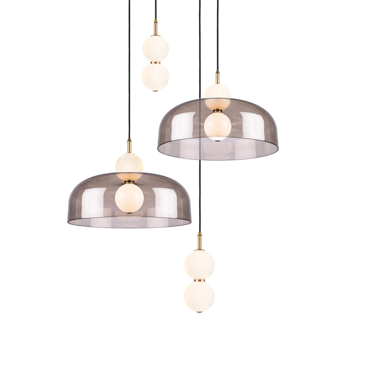 Marc Wood Echo Lamp & Shade Cluster Pendant Light