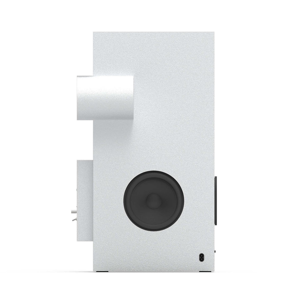 Transparent Brutalist Speaker