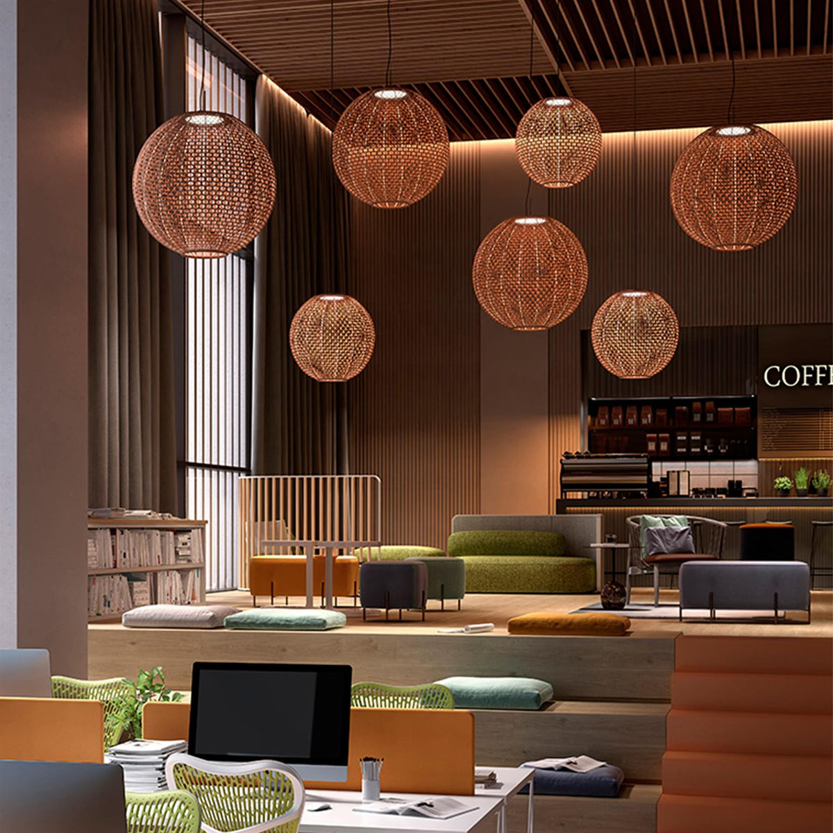 Bover Nans Sphere Outdoor Pendant Light