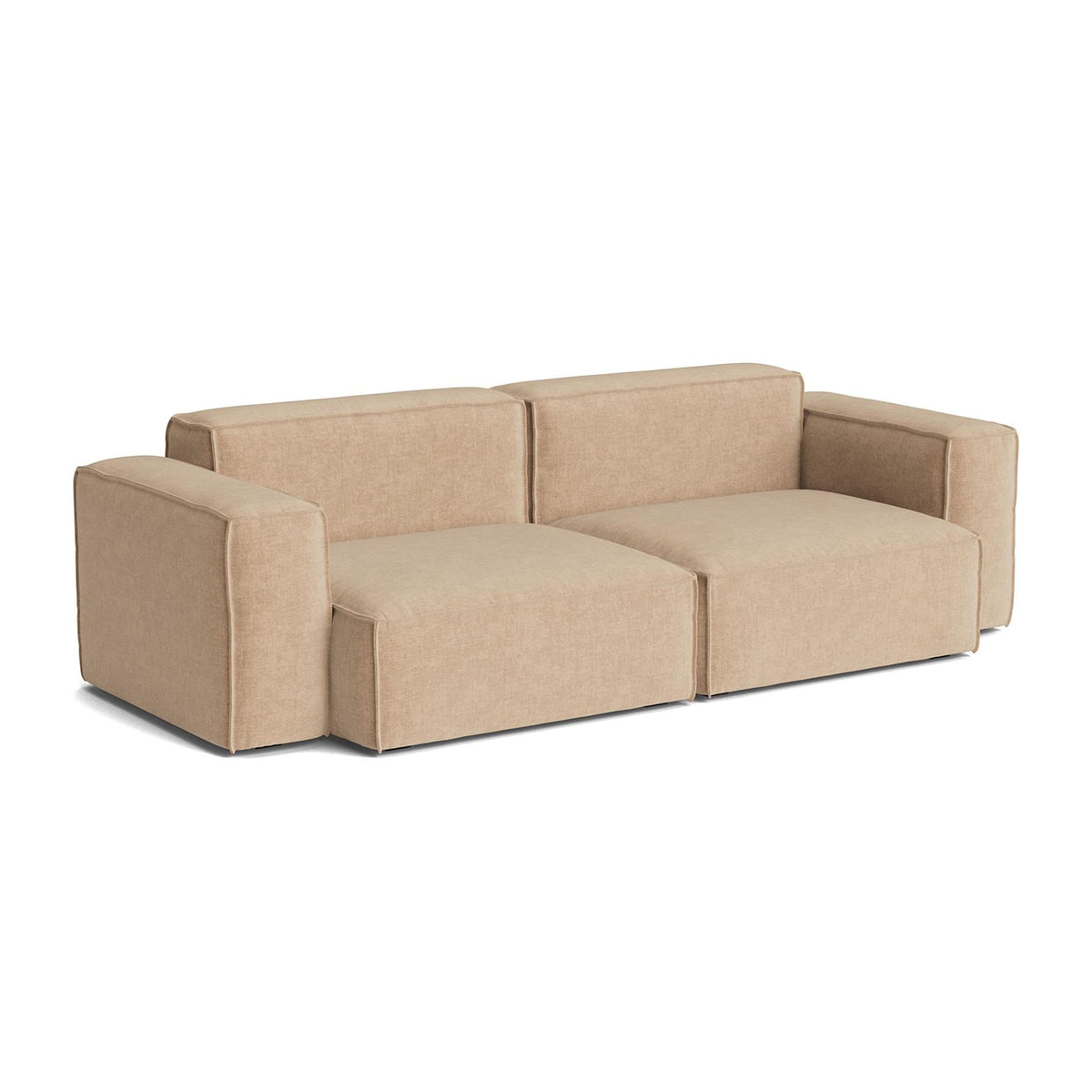 HAY Mags Soft 2+ Seater Sofa Low Armrest with Removable Cover Combination 1