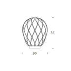 FontanaArte Pinecone Table Lamp