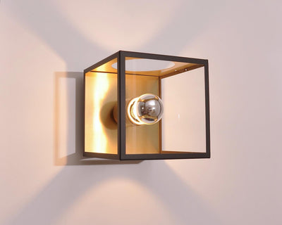 British Box Lights Berlin Cube Wall Light