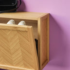 Hubsch Herringbone Shoe Cabinet