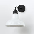 Old School Electric Factory Wall Light : Right Angled