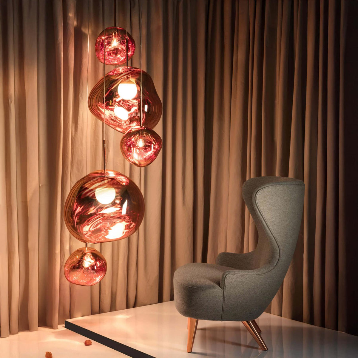Tom Dixon Melt Mega Cluster Pendant Light