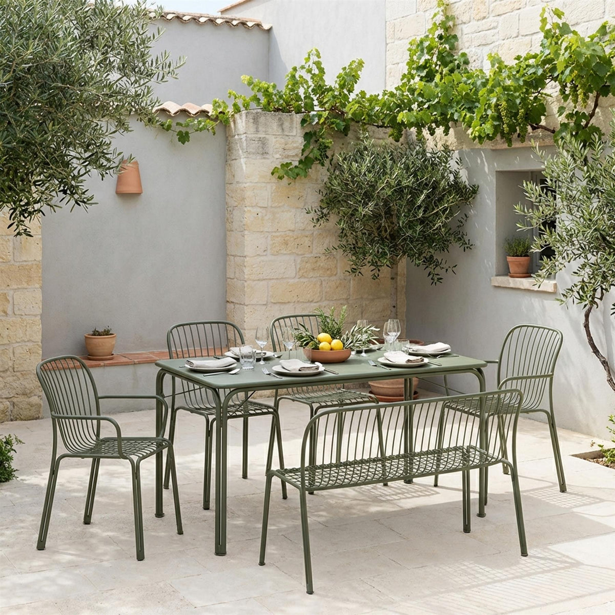 &Tradition Thorvald Patio Set - Curated by Holloways of Ludlow