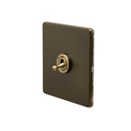 Soho Lighting Eton Collection Bronze 20A 1 Gang Intermediate Toggle Switch