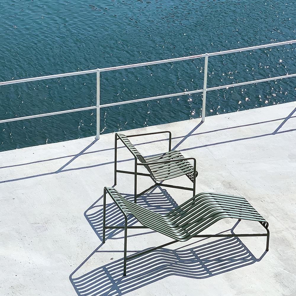 HAY Palissade Garden Chaise Longue