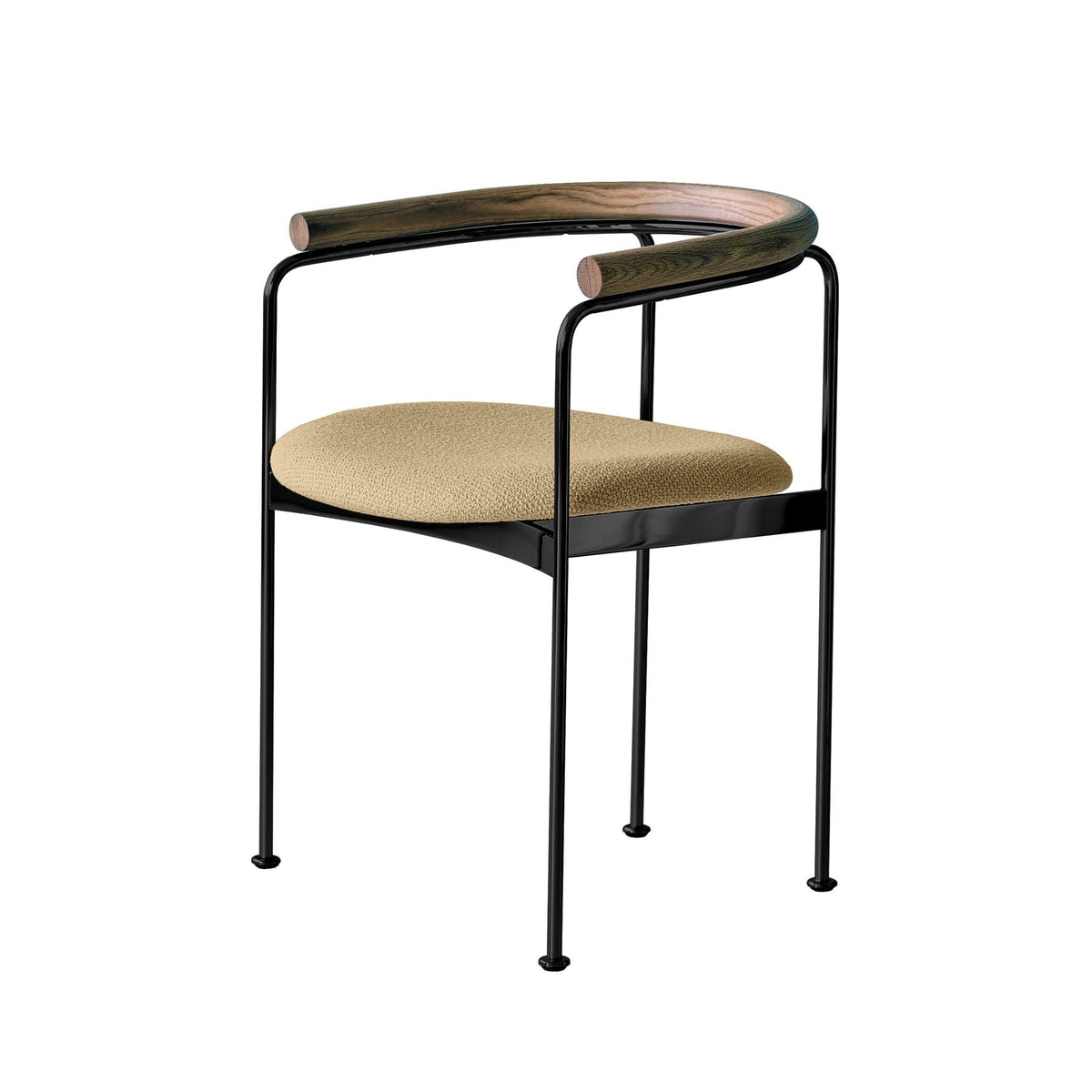DK3 Baia Chair with Wooden Back