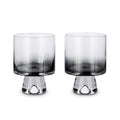 Outlet Tom Dixon Tank Low Ball Glasses, Set of 2 - Black