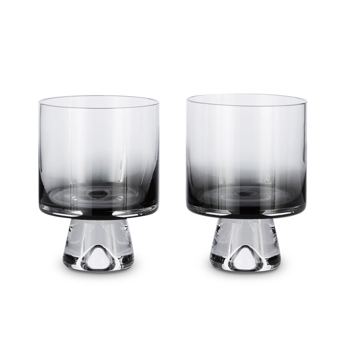 Outlet Tom Dixon Tank Low Ball Glasses, Set of 2 - Black