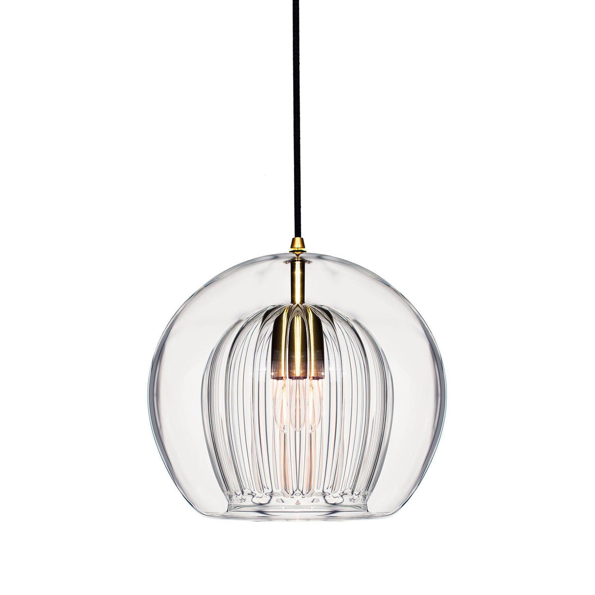 Marc Wood Pleated Crystal Pendant Light