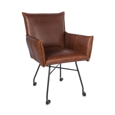 Jess Designs Sanne Chair with Wheels and Arms