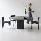 DK3 Ten Round Extendable Dining Table, 72cm Height