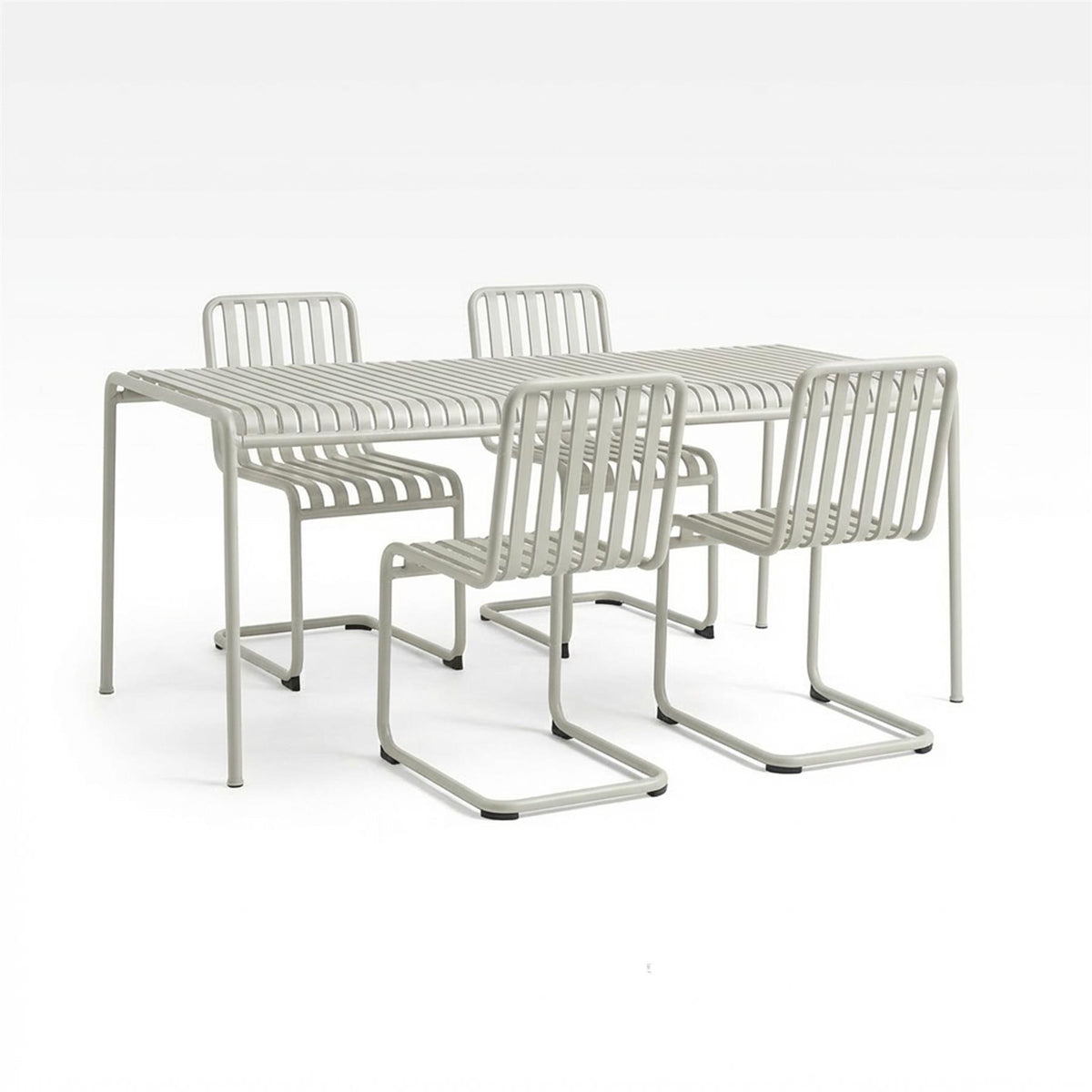 HAY Palissade Cantilever Garden Dining Set - Medium - Curated by Holloways of Ludlow