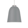 Ex-Display Shapes Summera Pendant Light - Medium Dark Grey With White Fittings