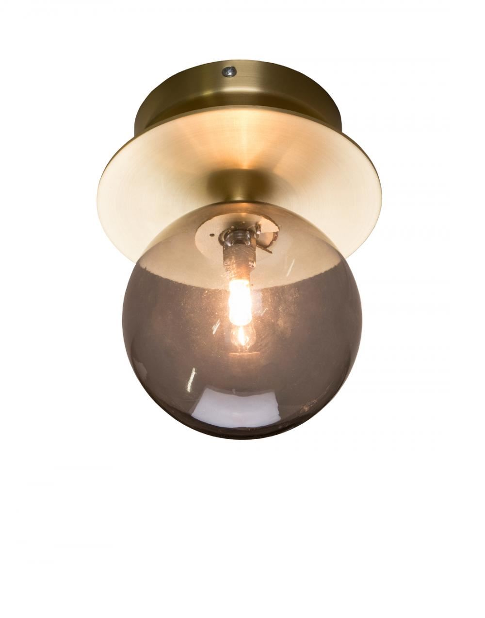 Smoke Art Deco Wall or Ceiling light