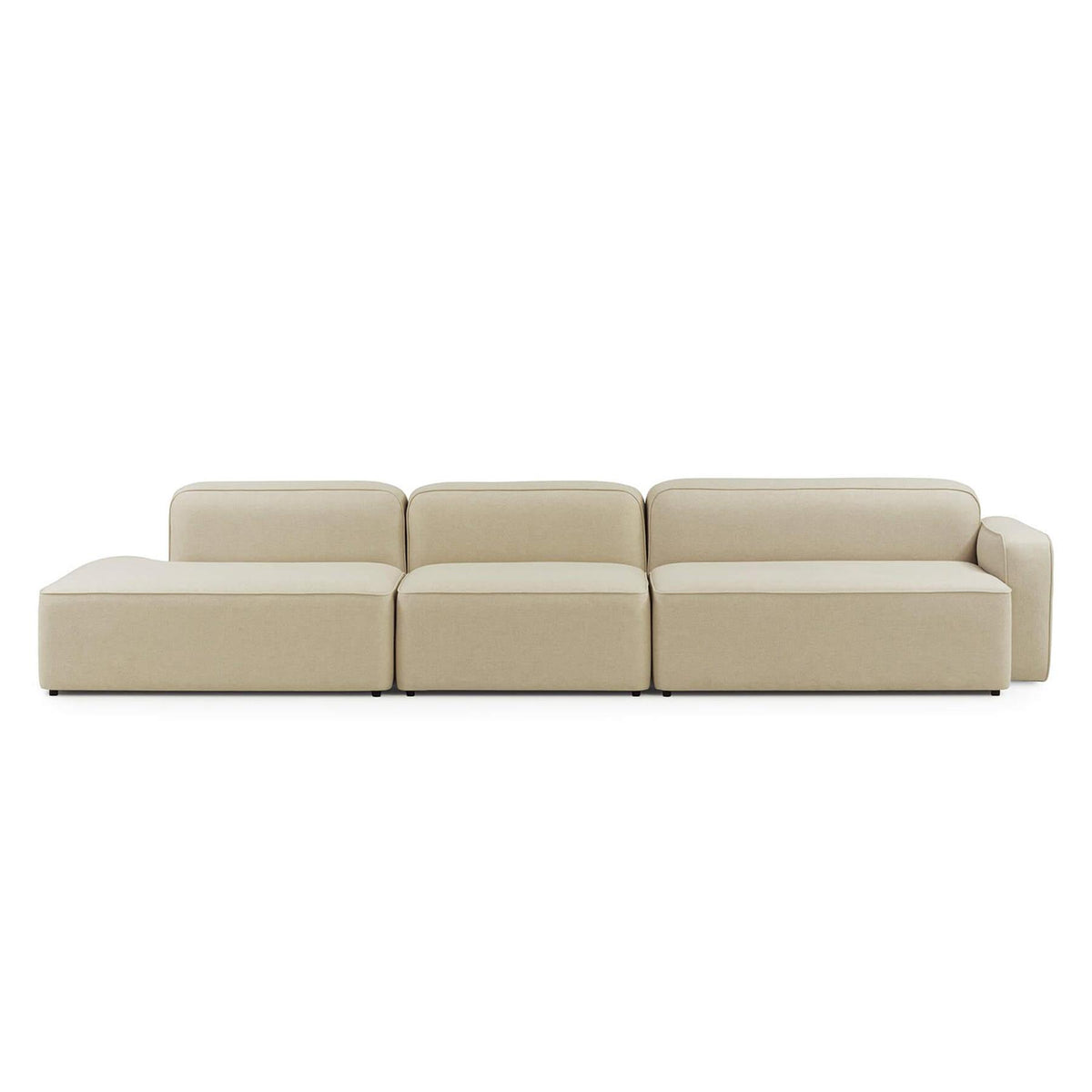 Normann Copenhagen Rope Modular 3 Seater Right Armrest Sofa