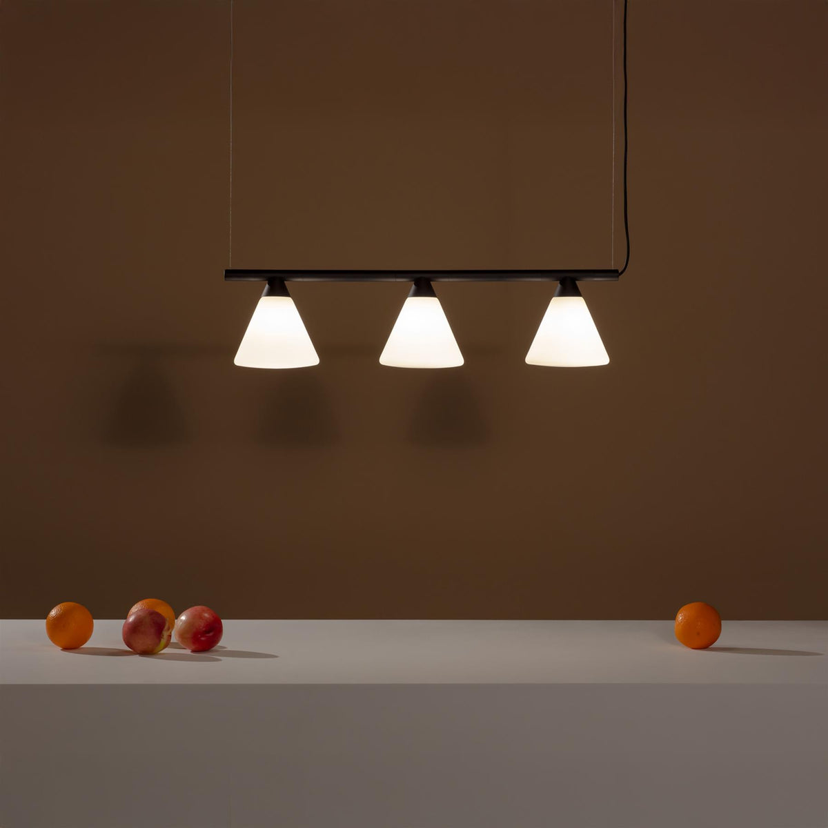 AGO Probe Rail Glass Linear Pendant Light